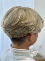 ロアール 大垣店(LOAOL)&nbsp;センターパートブロンドカラー