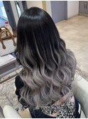 学生◎ブリーチなし/エクステ/バレイヤージュ/グラデーション