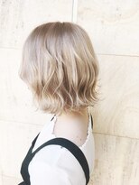 ランプ(Lamp) くびレイヤー グレーベージュ 白髪染め 白髪ぼかし 髪質改善