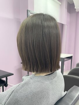 アヴァンス 難波店(AVANCE.) さりげない外ハネが可愛いボブスタイル