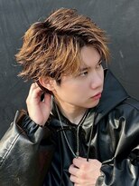 アノ(Ano.)&nbsp;大分ニュアンスパーマセンターパートフェザーパーマ毛流れパーマ