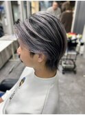 ホワイトシルバーバレイヤージュ