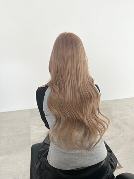 レアル 心斎橋 大阪(REAL) 色落ちまで楽しめるミルクティーベージュ