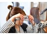 全体染め+ふんわりボリュームカラー+NEOantiエイジング¥2700