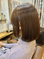 クオリア(QUALIA)&nbsp;小顔効果◎大人のフォギーベージュボブ/髪質改善 柏