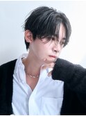 men's/メンズ/刈り上げセンターパート/フェザーパーマ/原宿