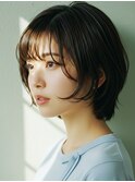 ショートボブ髪型20代30代40代50代前髪あり前髪なし面長丸顔越谷
