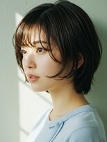 ライクバイコトナ 越谷(RIKE by kotona)&nbsp;ショートボブ髪型20代30代40代50代前髪あり前髪なし面長丸顔越谷