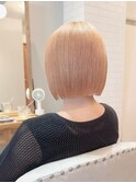 ◆ハイトーンボブ×フェミニンボブ