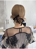 カチモリシニヨンアレンジ