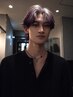 【韓国アイドルのようなデザイン】カット+ブリーチ+ポイントカラー