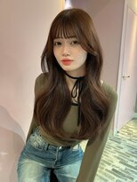 アクシス 栄店(`AXIS)&nbsp;森崎ワンホンレイヤー/ミルクティーブロンド/ダークブルー/栄