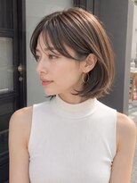 ノア(NOA)&nbsp;【NOA】韓国くびれボブ透明感ブラウンカラー似合わせ髪質改善