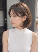 【NOA】韓国くびれボブ透明感ブラウンカラー似合わせ髪質改善