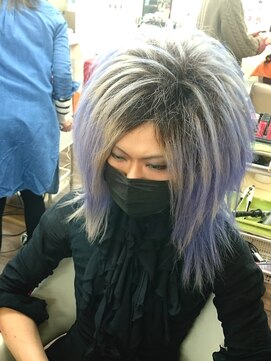 ヘアセットアップス(UP's) ☆V系ストレートスジ盛り～サイド大きめっ♪