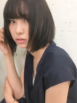 ブルーフェーセス 表参道(blue faces) 『bluefaces』スモーキーカラー&前下がり軽めボブ