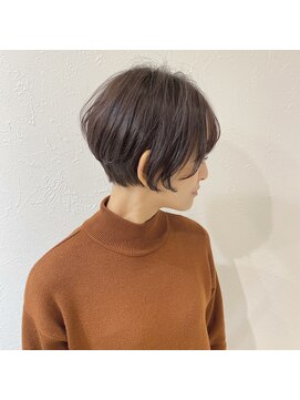 レンク(LENC) Coast.ショートボブ×バイオレットベージュ×小顔