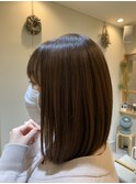 【大人かわいい】ツヤ髪 ストレート 髪質改善 トリートメント