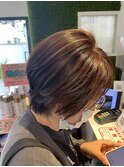 丸みショートボブ