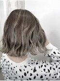 ハイライトデザインショートボブ