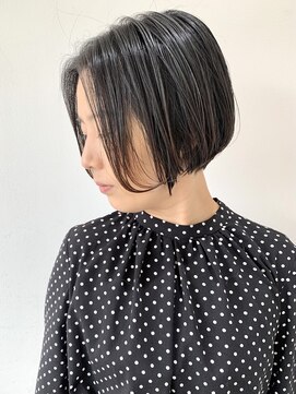 フォーク FOLK 【FOLK】カットで透明感☆似合わせパツっとショートボブ♪