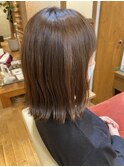 切りっぱなしボブ