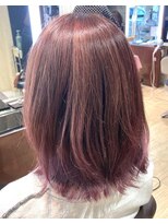 マニス(manis)&nbsp;20代30代40代50代ナチュラルボブ春カラー◎シアーピンク