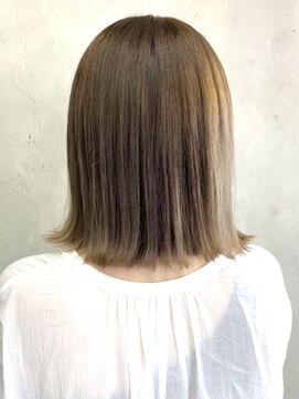 アイティーバイアルバム 下北沢店(IT by ALBUM) オリーブボブ_セシルカットココアブラウン_ba300671