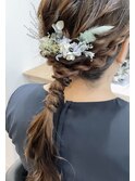 大人気◎お呼ばれあみおろしヘアセット【銀座ヘアセット】