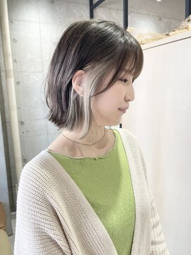 トマト(TOMTO) 【HOSSY】インナーカラー_大人外ハネボブ☆イヤリングカラー