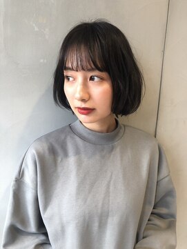 ガリカ 蔵前(Gallica) 【竹之内蔵人】小顔ラインボブ/大人フェミニン/艶感地毛風カラー