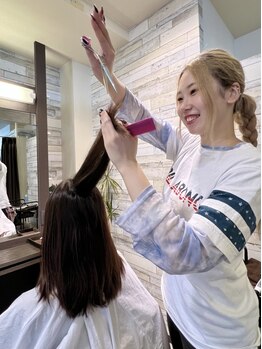 ヘアーメイクサロン プラスチッタ(hair make salon plus citta')の写真/お悩みを相談しやすいスタッフ揃い！ライフスタイルに配慮したご提案や女性目線でのアドバイスが自慢です★