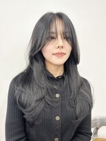 ピープスアンドスー 表参道 渋谷(Peeps&Suu.) 透明感ダークグレージュワンホンヘア髪質改善オルチャンヘア