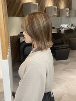 アイリー 名古屋(A/LEE)&nbsp;ボブ／ベージュカラー