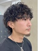 波巻きスパイラルパーマツイストパーマウルフ