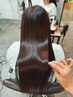 上質なツヤ髪を求める方へ☆髪質改善ストレート+髪質改善カラー＋カット