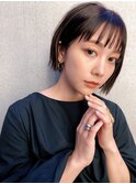 【外ハネボブ/阿部達哉】ショートボブ/ショート/ミニボブ/前髪