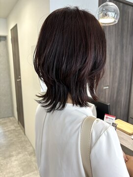 オリスト 亀戸(Orist) チェリーレッドブラウン×ウルフカット