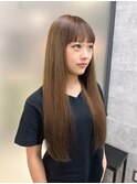 【lilley 稲永麻衣】羽エクステ+ロングヘア+ブリーチ+韓国ヘア