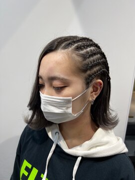 ヴァイス 渋谷店(VAICE) 《イベント前ヘアセット》コーンロウスタイル