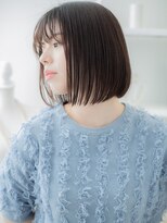 モッズヘア 越谷(mod's hair)&nbsp;抜け感シースルーバング小顔切りっぱなしボブh3越谷20代30代40代