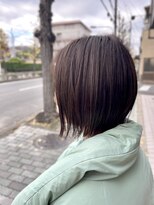 ロム(ROM) まとまりの良い切りっぱなしボブ