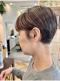 白髪ぼかし　ハイライト