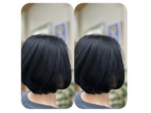 ハツミの雰囲気（柔らかい髪なのでボブに軽さがでます）