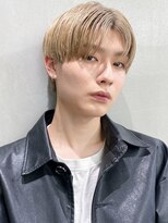 エル 渋谷(L)&nbsp;韓国風◎センターパートダブルカラー×ミルクティー