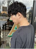MEN'SHAIRウルフカルマパーマメンズショートイージーパーマ