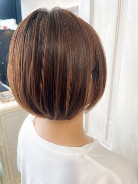 キャアリー(Caary) 福山市美容室Caaryショートボブ丸みショート20代30代40代