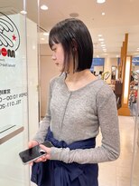 モリオ フロム ロンドン サッポロファクトリー店(morio FROM LONDON) morio札幌 札幌ボブ ミニボブ ダークカラー