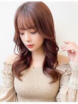 アース 大曽根店(HAIR&MAKE EARTH) 20代30代◎秋の暗めカラー×くびれレイヤーカットで小顔美人