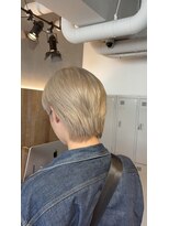 エイト 池袋店(EIGHT ikebukuro)&nbsp;ミルクティベージュ/ケアブリーチ/ハイトーンメンズ